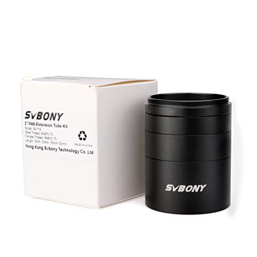 SVBONY SV119カメラ用アクセサリー カメラアダプタ 天文望遠鏡アクセサリー 延長筒セット