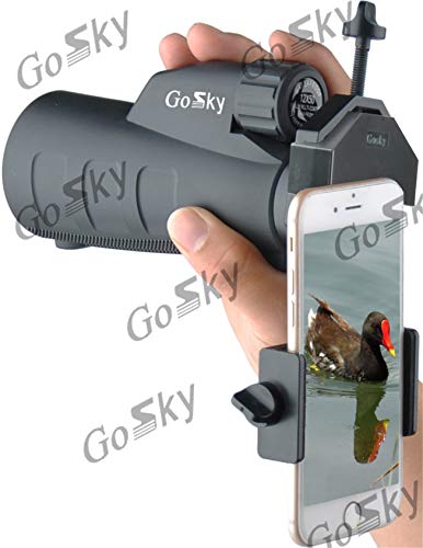 Goskyユニバーサルセル電話アダプタマウント – と互換性双眼Monocularフィールドスコープ望遠鏡microscope-for Iphone Sony Samsungなど