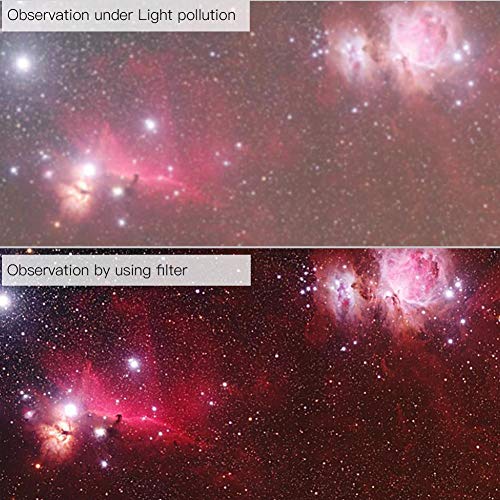 望遠鏡用フィルター 1.25インチ アルミ合金 高耐久 天体観測 撮影用フィルター UHCフィルター