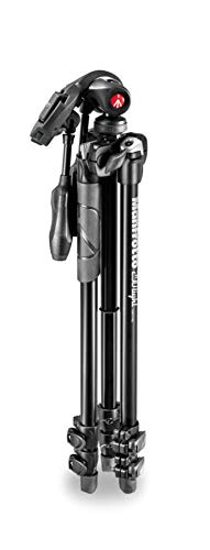 Manfrotto 三脚 290シリーズ LIGHT アルミニウム 3段 3ウェイ雲台キット MK290LTA3-3W