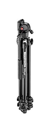 Manfrotto 三脚 290シリーズ ビデオ三脚キット 290LIGHT + MVH400AH アルミニウム MK290LTA3-V