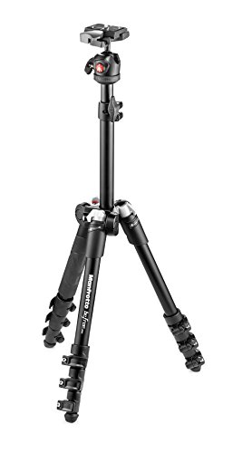 Manfrotto コンパクト三脚 Befree one アルミ 4段 ボール雲台キット ブラック MKBFR1A4B-BH