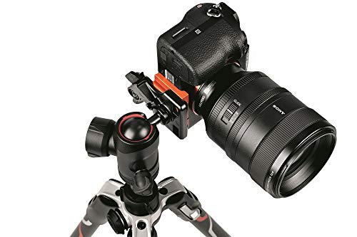 Manfrotto 三脚 Befreeアドバンス アルミ 4段 自由雲台 レバーロック式L三脚キット ソニーα7,α9専用クイックリリースプレート MKBFRLA-BH