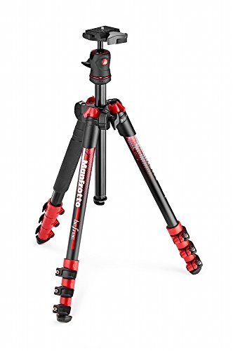 Manfrotto コンパクト三脚 Befree アルミ ボール雲台キットNEWデザイン レッド MKBFRA4RD-BH