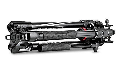 Manfrotto ビデオ三脚 Befreeアドバンス アルミ 4段 フルードビデオ雲台 ツイストロック式T三脚キット ブラック MVKBFRT-LIVE