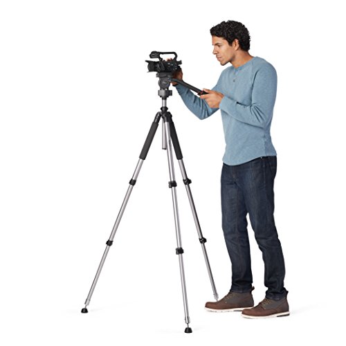 Amazonベーシック カメラ三脚 170cm 2段 チルト・パン 収納ケース付