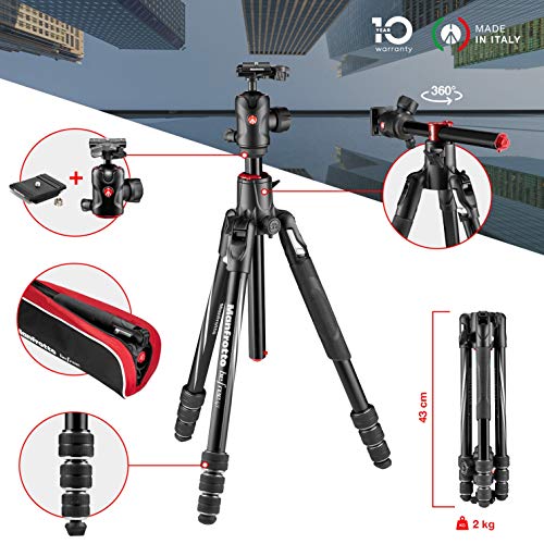 Manfrotto befree GT XPRO アルミニウムT三脚キットブラック キャリーケース付 MKBFRA4GTXP-BH