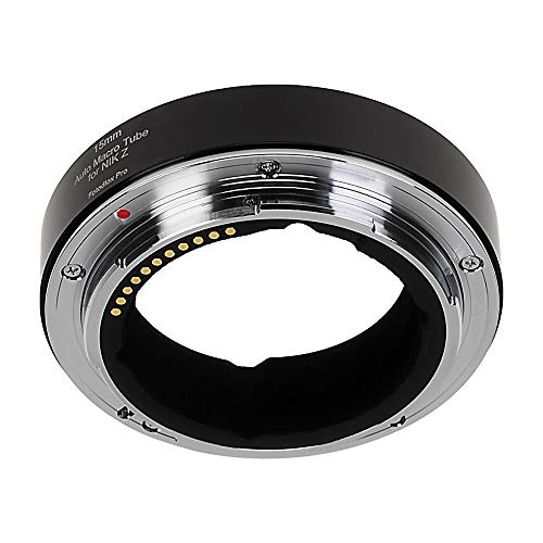 Fotodiox Pro 自動マクロ延長チューブ 15mmセクション Nikon Zマウント MILCカメラ用 究極のクローズアップ写真用