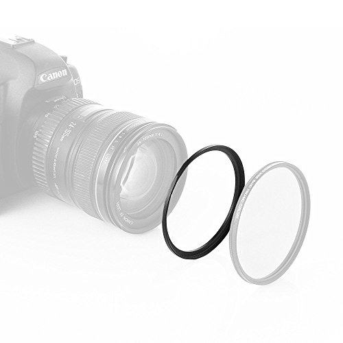FOTGA カメラレンズフィルターの交換 42mm→43mm　ステップアップリング　 Black 42mm to 43mm Step Up Filter Ring　フィルター径変換アダプター