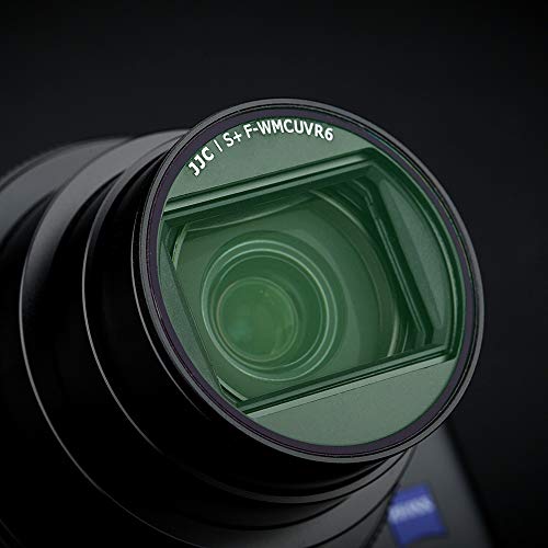 JJC UVフィルター Canon PowerShot G7 X Mark III II Sony RX100 VII VI V 対応 フィルターケース レンズキャップ 付属