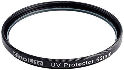 NinoLite UVフィルター 52mm カメラ レンズ 保護 AF対応 フィルターの上からレンズキャップが取り付け可能な構造