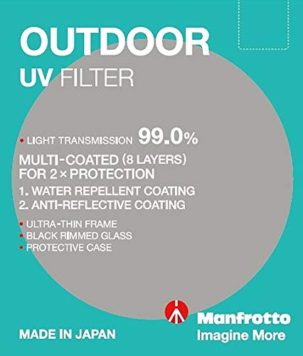 Manfrotto レンズフィルター プロテクター レンズ保護用 UV 40.5mm OUTDOORシリーズ MF OUV40