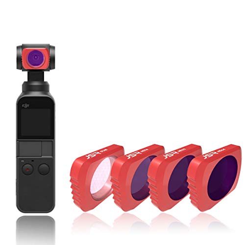 DJI OSMO POCKET レンズフィルター Vikisda NDフィルター DJI OSMO POCKET対応 プロND4 光量調節 カメラ用フィルター レンズ保護 99%透過率 耐指紋 撥油性 紫外線吸収 層加工 薄枠