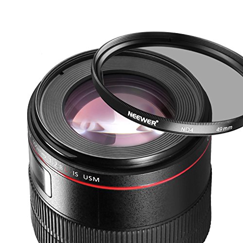 NEEWER 49MMレンズフィルターセット：UVフィルター+CPLフィルター+ND4フィルター+フィルター袋+クリーニングクロス　18-55MM、55-210MM、50MM、16MM、30MMレンズ付きのSony Alpha NEXカメラとCanon EF 50MM f/1.8 STMレンズに対応 【並行輸入品】