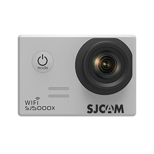 「SJCAM正規品」SJ5000X スポーツカメラ WiFi搭載 30m防水　170度広角レンズ　 4K 1080P 液晶画面　HD動画対応 ハルメット式 バイクや自転車、カートや車に取り付け可能　シルバー …