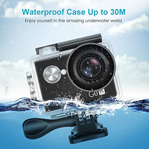 Neewer G0 HD 4Kアクションカメラセット 12MP 水中カメラ 30mまで水中撮影でき 170度広角スポーツカメラ　日本語使用可　50-in-1アクションカメラアクセサリー付き