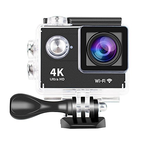 YUNTAB(JP) アクションカメラ 170° 広角 4k Mini DV スポーツカメラ Wi-Fiモデル 30M防水2.0インチ液晶 1050mAh ウェアラブルカメラ