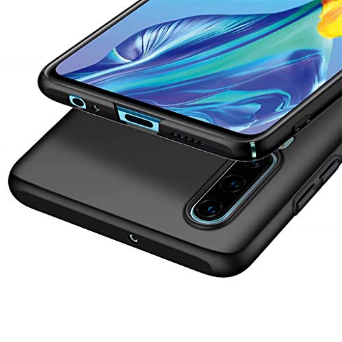 Lanpangzi に対応 Samsung Galaxy A70 ケース 超極薄 安心保護 ハードケース ファッション ケースへのスクラッチ防止 指紋防止 耐衝撃 カバー (黒)