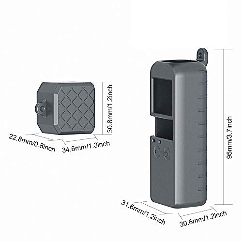 osmo pocket 専用 シリコンケース レンズ保護 キズを防ぎ 保護カバー 衝撃吸収 ストラップ付けられる 落下防止