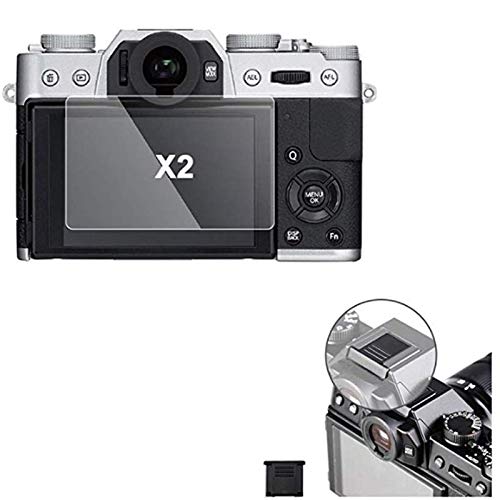Fujifilm X-T30用クリスタルクリア強化ガラススクリーンプロテクター、[2パック] Fujifilm X-T100 X-T20 X-T10用スクリーン保護フィルムガラスXXF10 X-E3 X-A2 X30 X-T30デジタルカメラ