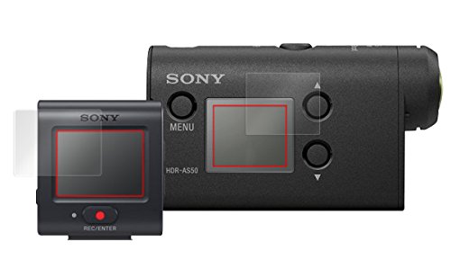 反射防止液晶保護フィルム SONY アクションカム FDR-X3000R / HDR-AS300R / HDR-AS50R ライブビューリモコンキット (2枚セット) OLHDRAS50R/S/12