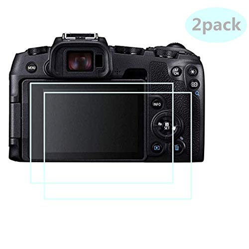 for Canon EOS RP/Canon EOS R カメラのスクリーンプロテクター、[2パック]クリスタルクリアスクリーン強化ガラス保護フィルムキヤノンEOS RPデジタルカメラ