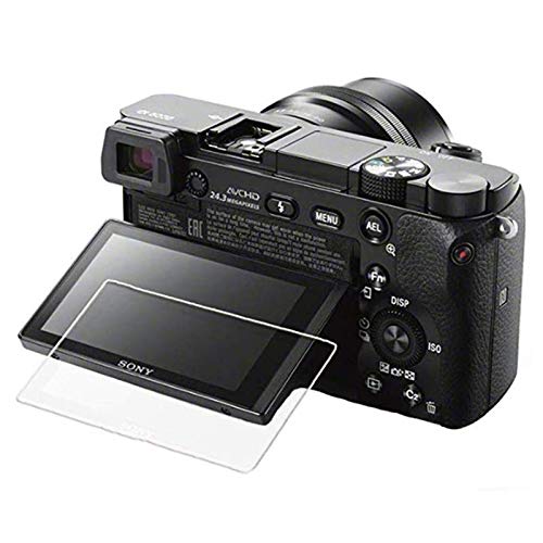 for Sony Alpha A6500 A6400 Camera スクリーンプロテクター、[2パック]ソニーアルファa6400用クリスタルクリアスクリーン強化ガラス保護フィルム
