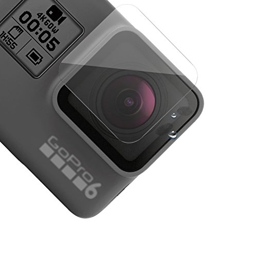 GoPro HERO5/6用 9H液晶保護フィルム２枚＋シリコン製レンズカバー2個セット 　全面保護 　９Ｈフィルム　汚れ防止　キズ防止　シリコン製レンズ　