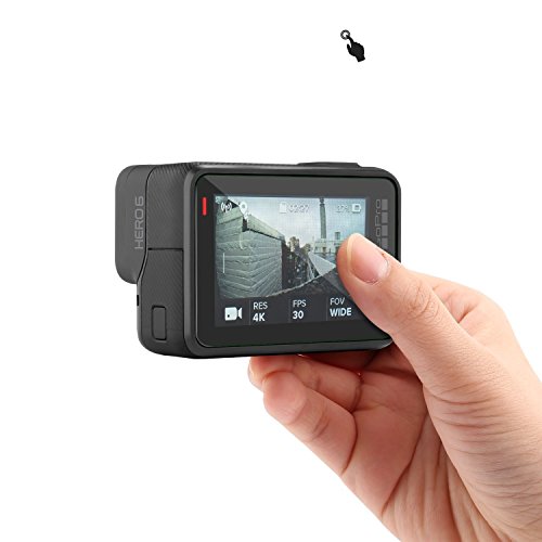 GoPro HERO5/6用 9H液晶保護フィルム２枚＋シリコン製レンズカバー2個セット 　全面保護 　９Ｈフィルム　汚れ防止　キズ防止　シリコン製レンズ　