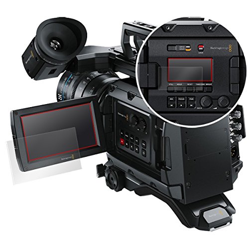 指紋が目立たない メイン・サブ用セット 光沢液晶保護フィルム Blackmagic URSA Mini Pro 4.6K OverLay Brilliant OBURSAMINIPRO46K/S/12