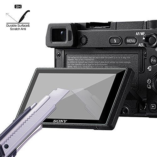 Awinner カメラ保護フィルム 液晶保護フィルム Sony DSLR Alpha NEX-7 NEX-6 NEX-5 A6000 A6300 A5000 カメラ用 LCDスクリーンプロテクター 液晶保護ガラス 2枚入り