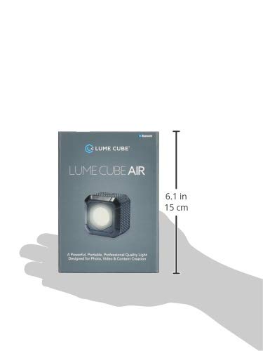 LumeCube LEDライト LumeCube AIR 最大1000ルーメン 防塵・防水 (IP68) Bluetooth接続 LC-AIR11 【国内正規品】