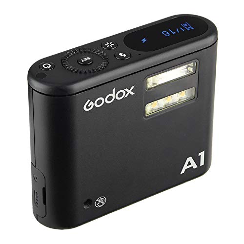 【国内正規品】GODOX ワイヤレスフラッシュ A1 フラッシュ スマートフォン用 ワイヤレスXシステム対応 ブラック 035186