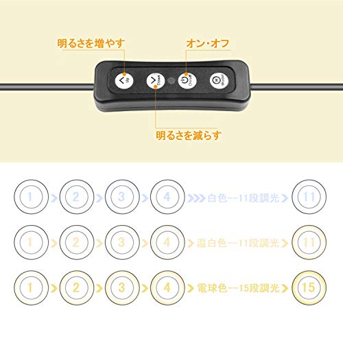 ライト 撮影 LEDリングライト くねくね三脚 (ディヤード) Deyard 自撮りライト USBライト ビデオ撮影用 調光可能 撮影 化粧 動画撮影