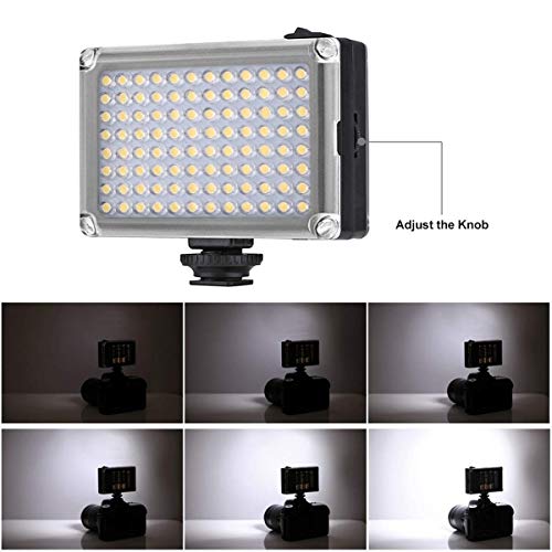 Ulanzi 96 led ビデオライト ビデオ 照明 led sony dslr 一眼レフ スマホビデオ に対応