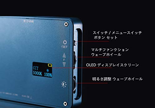 FalconEyes F7 12W RGB LED Miniポケットカメラライト 磁石吸着機能 Bi-Color2500K-9000K CRIT97 4060LUX＠0.3ｍ HSI 360°調節可能 RGBは16の適当な状況の撮影ライト 動画/写真など適応