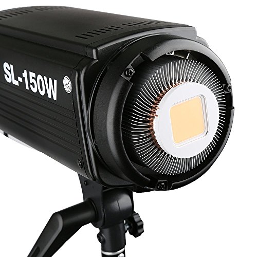 Godox LEDビデオライト SL-150W 定常光ライト LED高輝度フィルライト、明るさを調整するワイヤレスリモコン、ビデオ撮影/結婚式の写真撮影/インタビューの照明/静物撮影のための 光源を提供する