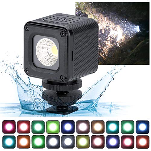 ledビデオライト 充電式 ホットシュー ポケット小型 ビデオカメラ用 撮影照明用 超高演色性 防水IP67 多機能 登山アドベンチャーモバイル写真