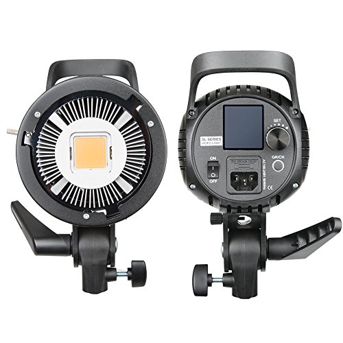 Godox LEDビデオライト SL60W 定常光ライト LED高輝度フィルライト、明るさを調整するワイヤレスリモコン、ビデオ撮影/結婚式の写真撮影/インタビューの照明/静物撮影のための 光源を提供する