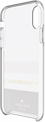 kate spade(ケイトスペード) iPhone X ハードシェルケース シャルロット・ストライプ [並行輸入品]