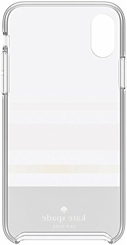 kate spade(ケイトスペード) iPhone X ハードシェルケース シャルロット・ストライプ [並行輸入品]