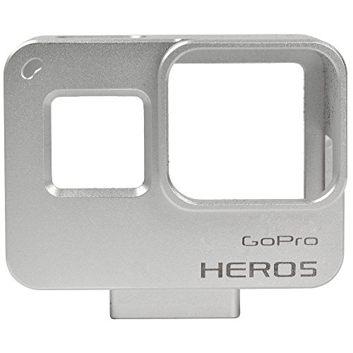 [MENGS] アルミ合金の保護枠のハウジングケース き バックカバー付き,Gopro Hero 5 用 (銀)