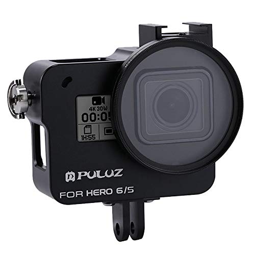 GoPro ハウジング ケース Hero6/5 52mm UVフィルター アルミ合金 保護 PULUZ