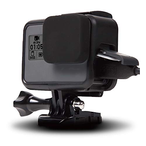 【ActyGo】GoPro hero7 Black hero6 hero5 用 フレーム ケース + シリコンレンズカバー 装着したまま充電が可能 365日保証