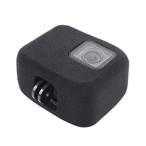 HEQEEZ 防風カバー GoPro Hero7/6/5用、防風スポンジケース騒音 低減 カバー ビデオ 録画用