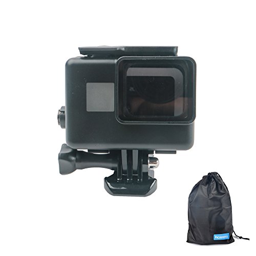 ブラックケース Gopro Hero 5/Gopro Hero 6用 40メートル ダイビング 防水ハウジングケース　防水プロテクター (ブラックケース)