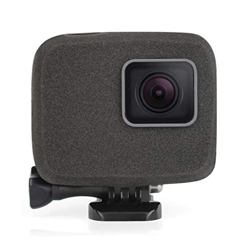 【Taisioner】GoPro HERO5/6/7用 防風カバー 防風スポンジケース 騒音防止 録音ノイズ対策 スポンジ製カバー/ケース グレー