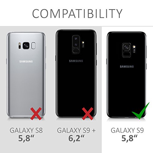 kwmobile Samsung Galaxy S9 用 ケース - スマホカバー - 携帯 保護ケース 透明 サムスン ギャラクシー