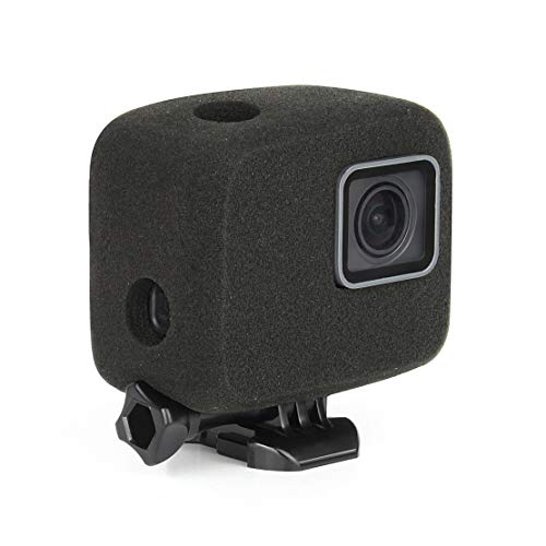 【Taisioner】GoPro HERO5/6/7用 防風カバー 防風スポンジケース 騒音防止 録音ノイズ対策 スポンジ製カバー/ケース グレー