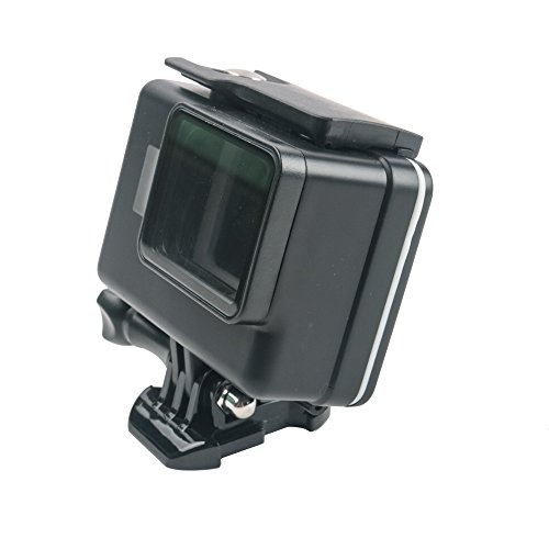 ブラックケース Gopro Hero 5/Gopro Hero 6用 40メートル ダイビング 防水ハウジングケース　防水プロテクター (ブラックケース)